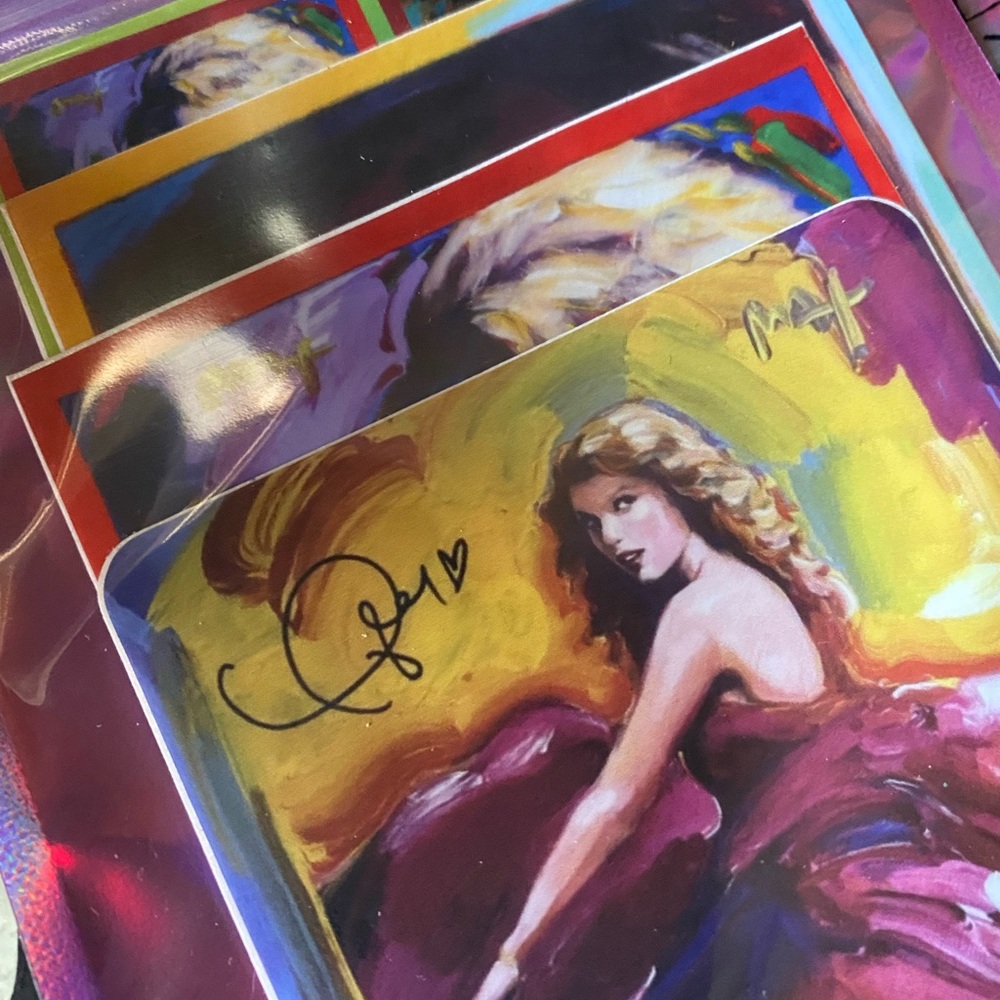 TAYLOR SWIFT PETER MAX ZED PROMOTIONAL SELLING PHOTO SET MINT + REPUTATI… - Picture 4 of 9